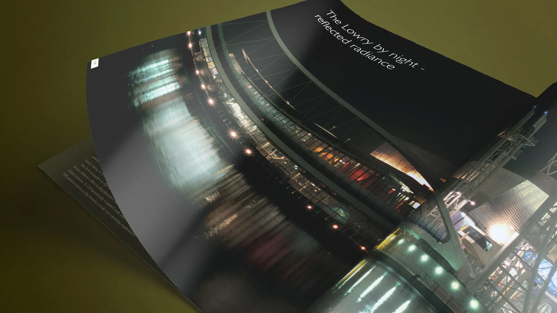 Salford Quays Property brochure, branding nonfacture Birmingham Design Studio