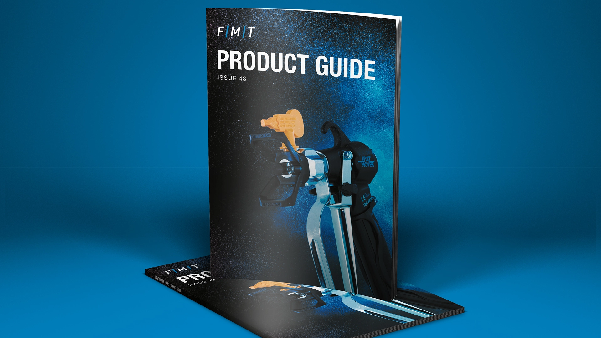 fastmovers_catalogue spary gun design, front cover, nonfacture design agancy West Midlands