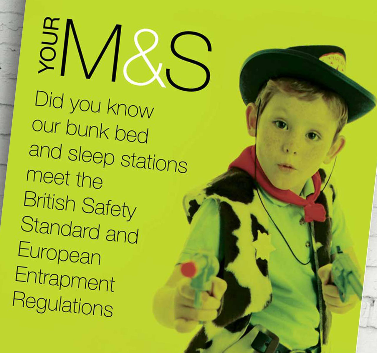 M&S POS, Young boy, Nonfacture Design West Midlands